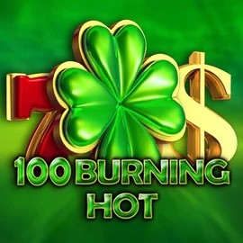100 Burning Hot logo by Amusnet Interactive Clover Casino