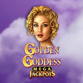 Golden Goddess Megajackpots game by IGT – logo hosted on Clover Casino