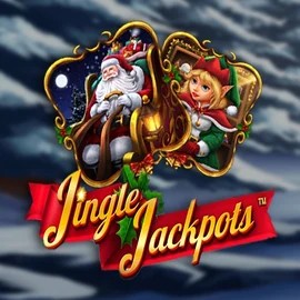 Jingle Jackpots by Dragon Gaming, showcased at cloverscasino.uk – game logo