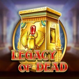 Legacy of Dead slot visual from Play'n GO available on cloverscasino.uk