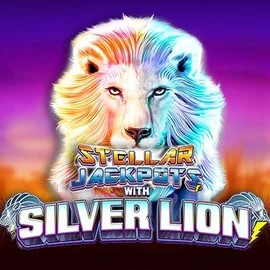 Enjoy Stellar Jackpots with Silver Lion by Lightning Box Game – logo hosted on cloverscasino.uk